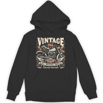 ビンテージ 1960 1960年生まれ 64歳の誕生日 バイクバイカー 長袖tシャツ パーカー - Kawaiitshirt