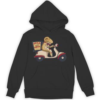 ピザデリバリースクーター イタリア料理 レディース メンズ パーカー - Kawaiitshirt