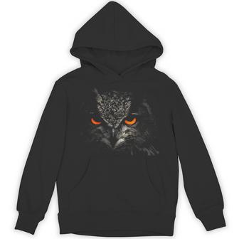 フクロウ レトロ アイ メンズ レディース キッズ ギフト アパレル パーカー - Kawaiitshirt