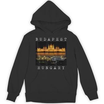ブダペスト ハンガリー スカイライン お土産 ヴィンテージ パーカー - Kawaiitshirt