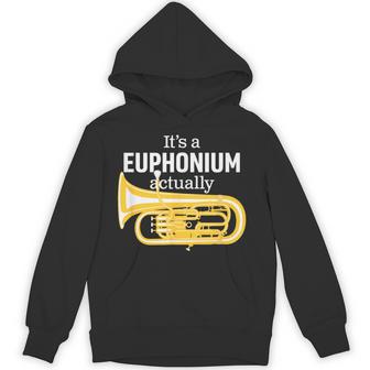 ブラスバンドのユーフォニアム奏者のための面白いユーフォニアムジョーク「 Euphonium Humour 」 パーカー - Kawaiitshirt
