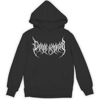 ブラックメタル＆デスメタルヘッドバンガーチョイスカインドネス パーカー - Kawaiitshirt