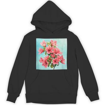 ブーゲンビリア ブーケ フローラル パステルカラー グラフィック パーカー - Kawaiitshirt