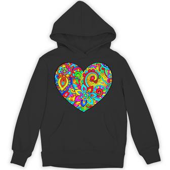 ペイズリーハート パーカー - Kawaiitshirt