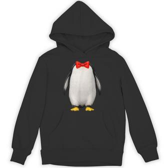 ペンギン コスチューム かわいい 蝶ネクタイ おもしろい 動物 ハロウィン 男性 子供 パーカー - Kawaiitshirt