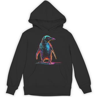ペンギン ファンタジー アートワーク ロボットアニマルモチーフ ペンギン パーカー - Kawaiitshirt