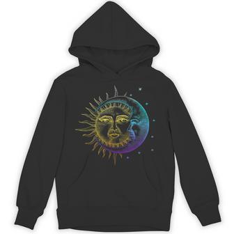 ボヘミアンの秘教の精神的な太陽と月 パーカー - Kawaiitshirt