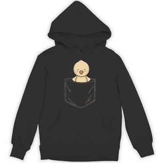 ポケットアニマルかわいいひよこチキンのポケット パーカー - Kawaiitshirt
