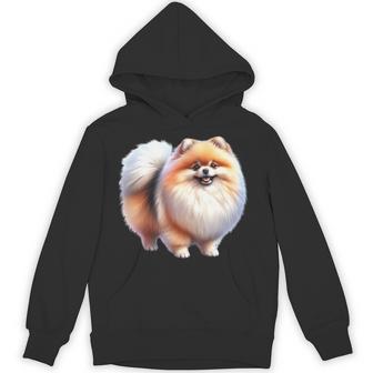 ポメラニアン犬 長袖tシャツ パーカー - Kawaiitshirt