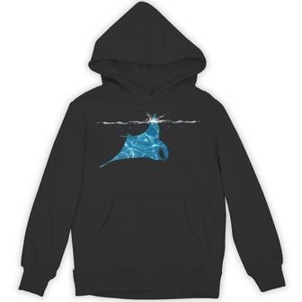 マンタレイかわいいマンタ愛好家スティングレイシュノーケリング パーカー - Kawaiitshirt