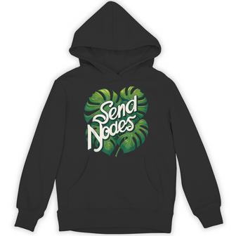 モンステラノード植物愛好家アルボ植物感謝の日を送る パーカー - Kawaiitshirt