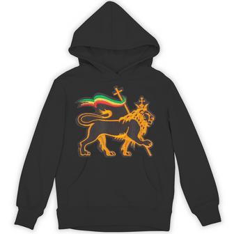 ユダのラスタライオン ユダヤ教のプライド エチオピアとキリスト教徒 パーカー - Kawaiitshirt