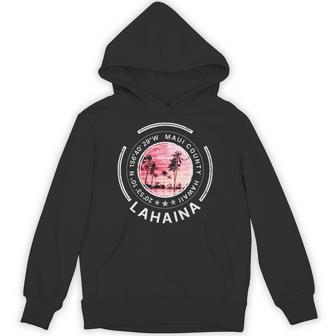ラハイナ マウイ ハワイ レトロ 長袖tシャツ パーカー - Kawaiitshirt