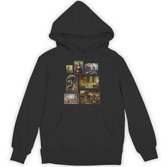 ルーヴル美術館の有名な絵画 パリ フランス パーカー - Kawaiitshirt