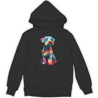 レイクランドテリア 犬 グラフィック ペットアート レイクランドテリア パーカー - Kawaiitshirt