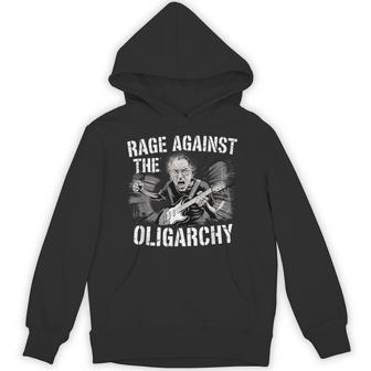 レイジ・アゲインスト・オリガーキー・バーニー・サンダースが抗議レジストと戦う パーカー - Kawaiitshirt