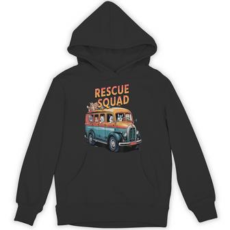 レスキュースクワッド ビンテージ犬カートゥーンユーモア パーカー - Kawaiitshirt