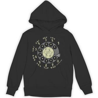 ロータリーダイヤルヴィンテージ古い電話番号 パーカー - Kawaiitshirt