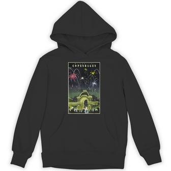ワンダフル コペンハーゲン チボリ ポスター プリント パーカー - Kawaiitshirt