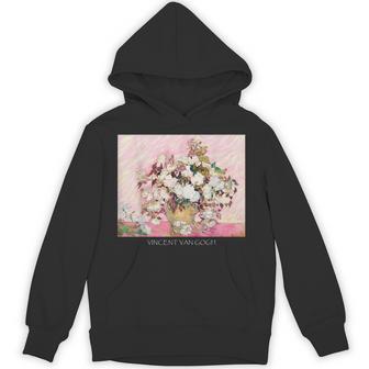 ヴィンセント・ファン・ゴッホ作 パステルヴィンテージローズ 美しい絵画 パーカー - Kawaiitshirt