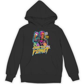ヴェイパーウェーブ・ハック・ザ・プラネット パーカー - Kawaiitshirt