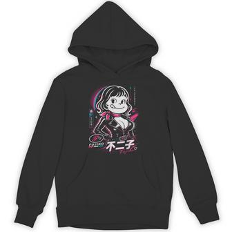 不二子ペコ風 レトロガール Fujiko 日本 アニメ パロディ パーカー - Kawaiitshirt