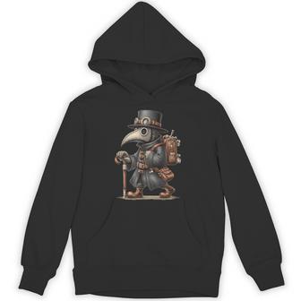 中世のペストマスクコスチューム おかしな医師用 パーカー - Kawaiitshirt