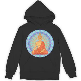 仏 マインドフルネス 仏前 ガウタマ仏教 愛 優しさ 長袖tシャツ パーカー - Kawaiitshirt
