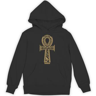 古代エジプト アンク 象形文字 エジプト ホルスの目 パーカー - Kawaiitshirt