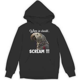 叫ぶアフリカヨウム T、面白いオウム パーカー - Kawaiitshirt