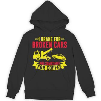 壊れた車や、時にはコーヒーレッカー車にもブレーキをかけます。 パーカー - Kawaiitshirt