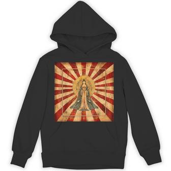 天照 女神 昇る太陽 日本神話 パーカー - Kawaiitshirt