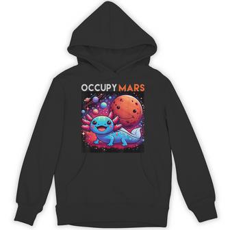 宇宙のかわいいaxolotl 占拠 火星 銀河f カワイイ パーカー - Kawaiitshirt