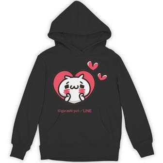 愛しすぎて大好きすぎる。ペアデザイン２にゃんこ パーカー - Kawaiitshirt