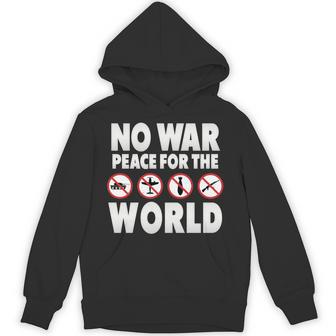 戦争禁止、平和、反戦、戦争禁止 長袖tシャツ パーカー - Kawaiitshirt