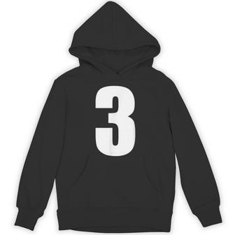 数字 3 数字 無地 白 数字 パーカー - Kawaiitshirt