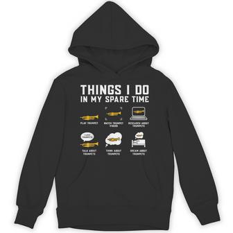 暇な時間にやること トランペットトランペット パーカー - Kawaiitshirt