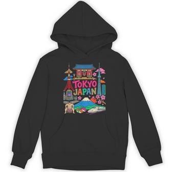 東京 日本 旅行 お土産 都市 ランドマーク 観光 ギフト パーカー - Kawaiitshirt