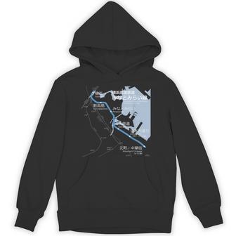 横浜みなとみらい日本鉄道 – お土産ルートマップ パーカー - Kawaiitshirt