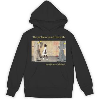 私たち全員が抱えている問題。ノーマン・ロックウェルのルビー・ブリッジス パーカー - Kawaiitshirt