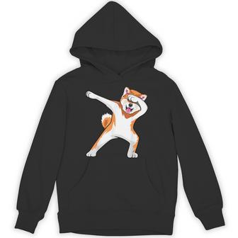 秋田 犬 踊る 面白い パーカー - Kawaiitshirt