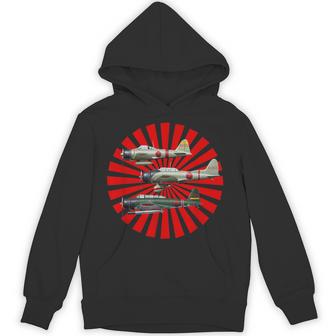 第二次世界大戦 戦闘機 A6m2 ゼロ D3a1 ヴァル B5n2 ケイトギフト パーカー - Kawaiitshirt