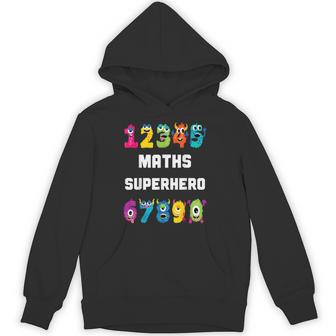 算数スーパーヒーロー、面白いモンスターナンバー、算数 パーカー - Kawaiitshirt