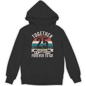 結婚25周年記念 Together 25 Years Forever To Go パーカー - Kawaiitshirt