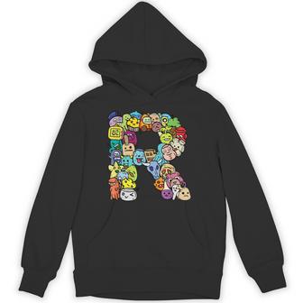英文字 R アルファベット R 名前 イニシャル モノグラム シャツ パーカー - Kawaiitshirt