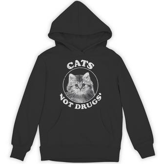 薬物ではなく猫 パーカー - Kawaiitshirt