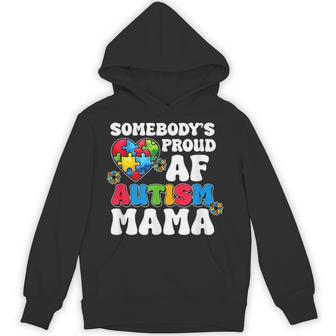 誰かの自慢の自閉症ママの自閉症啓発 パーカー - Kawaiitshirt