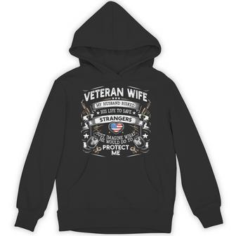 退役軍人妻 陸軍 夫 兵士 言う 軍人 配偶者の日 パーカー - Kawaiitshirt