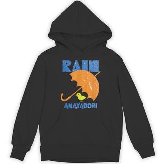 雨宿り Orange パーカー - Kawaiitshirt