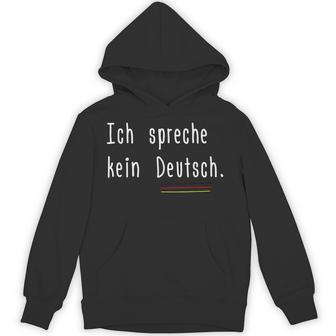 面白いドイツ語フレーズユーモア「I Don'tpeak ドイツ語ドイツ国旗」 パーカー - Kawaiitshirt
